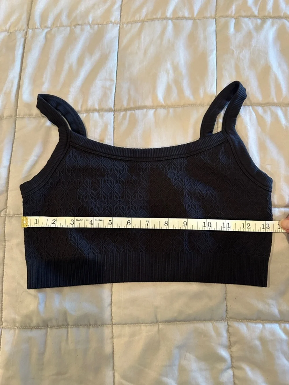 Target Black Ribbed Sporty Bralette - Picture 2 of 5